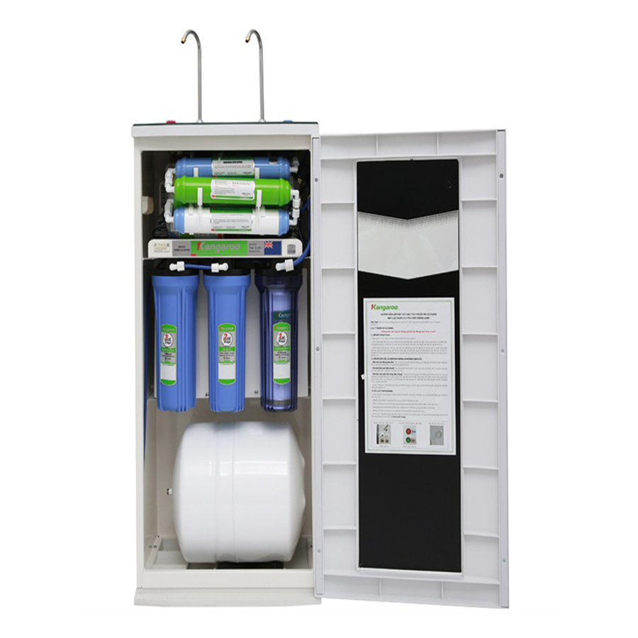 Máy lọc nước uống trực tiếp 10 lõi Kangaroo KG10A3 2 vòi nóng lạnh