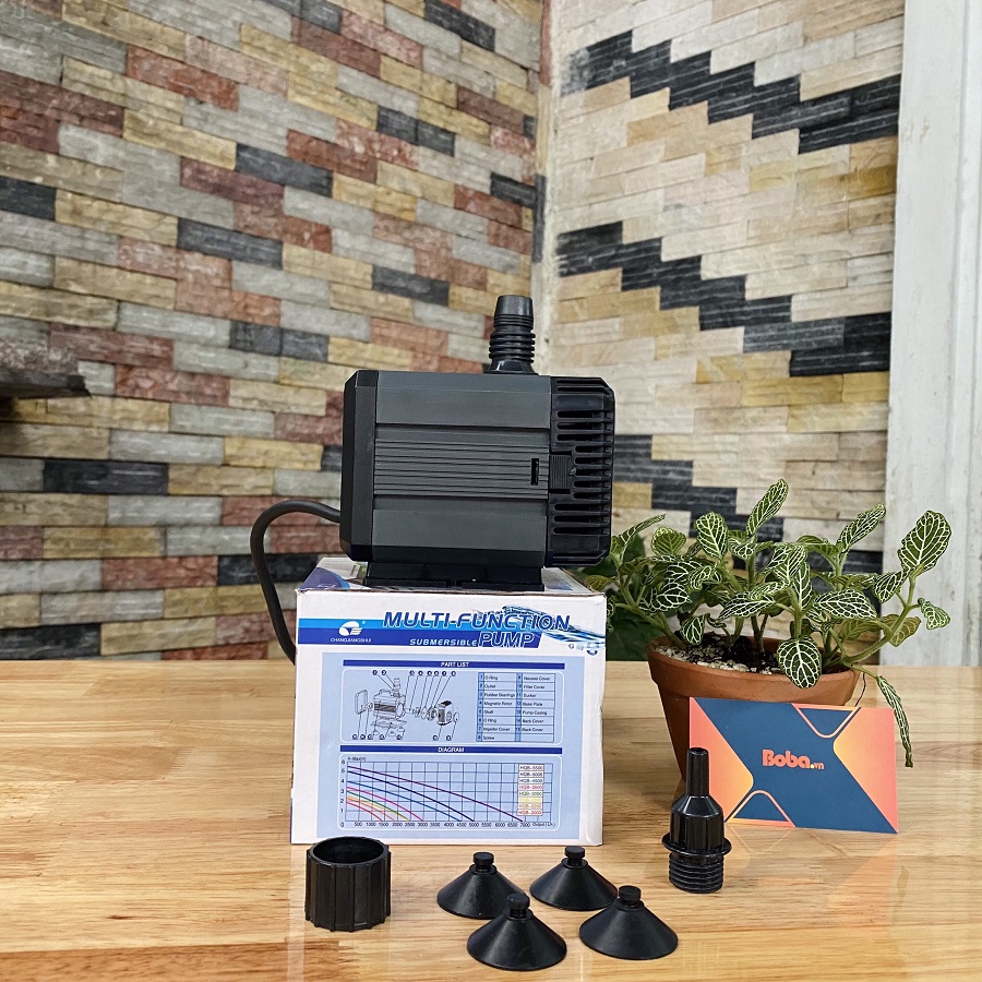 Máy bơm hồ cá Siêu tiết kiệm điện HQB-3000