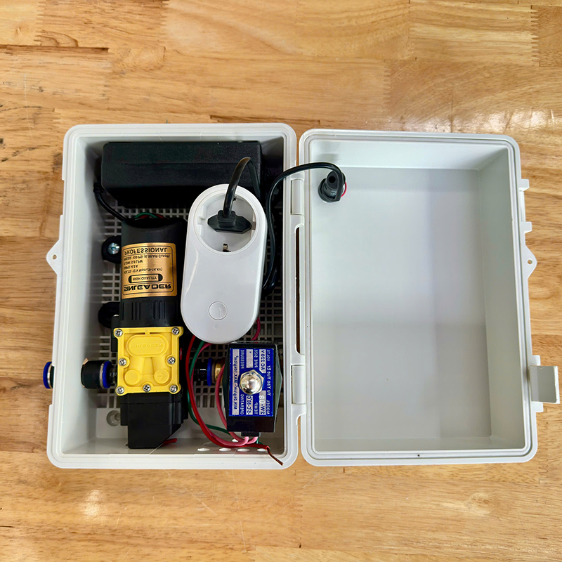 Bộ bơm đơn dùng wifi lắp sẵn gồm tủ điện  van từ  wifi  bơm 60w