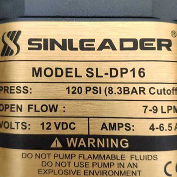 Bộ bơm tăng áp 12V Sinleader TH2203 96W của Nhật Bản