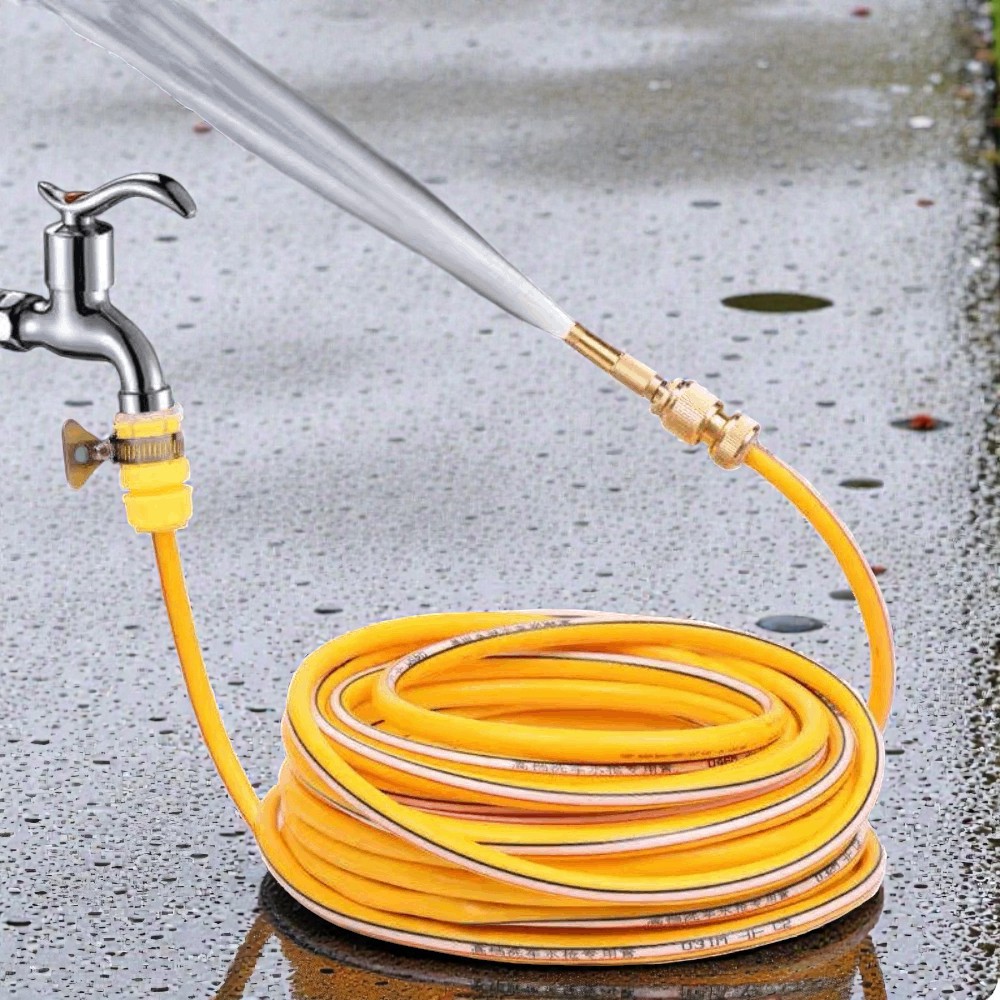 Bộ Vòi Xịt Tăng Áp A22 Kèm Dây 15M - Đầu Vòi Kim Loại Siêu Bền Xịt Rửa Đa Năng