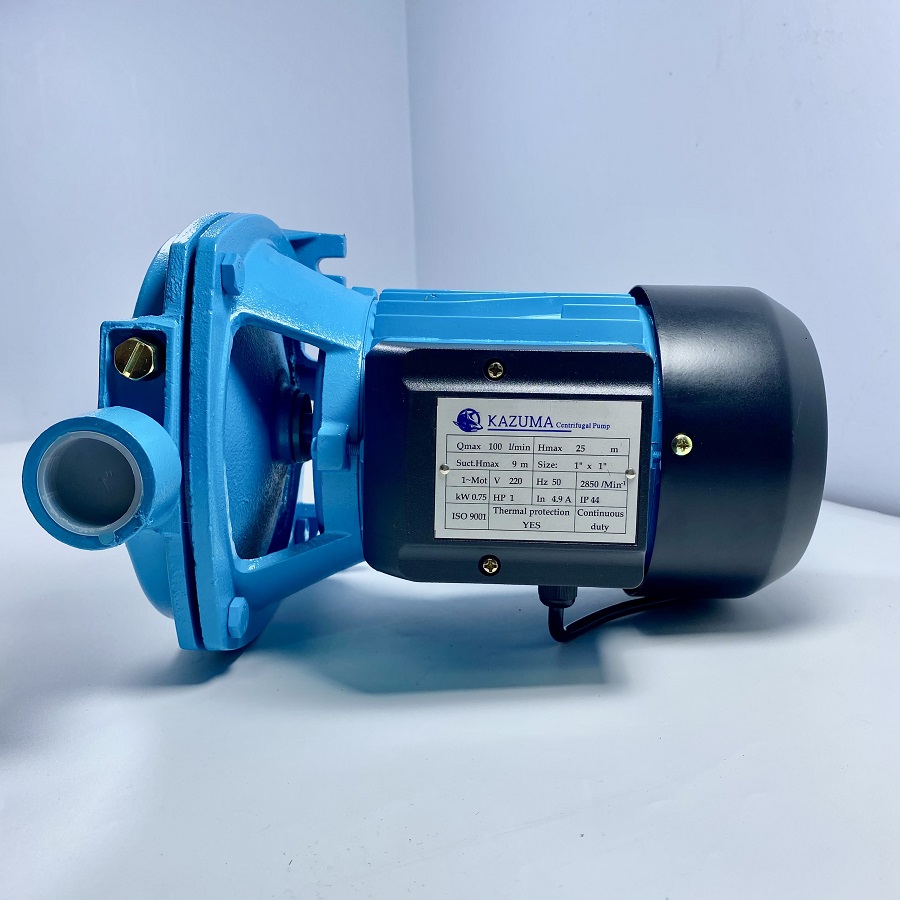 Máy bơm đồng tâm Kazuma 1HP - Chuyên phun sương tưới cây công suất cao