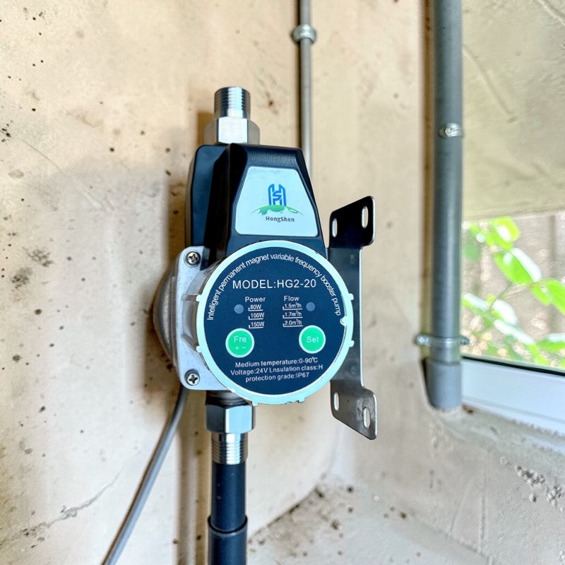 máy bơm tăng áp tự động 24V cho vòi sen máy giặt - Model HG2-20 an toàn chống giật siêu êm