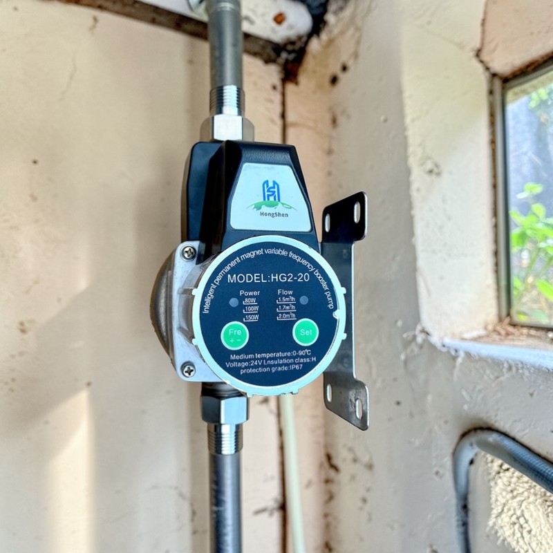 máy bơm tăng áp tự động 24V cho vòi sen máy giặt - Model HG2-20 an toàn chống giật siêu êm