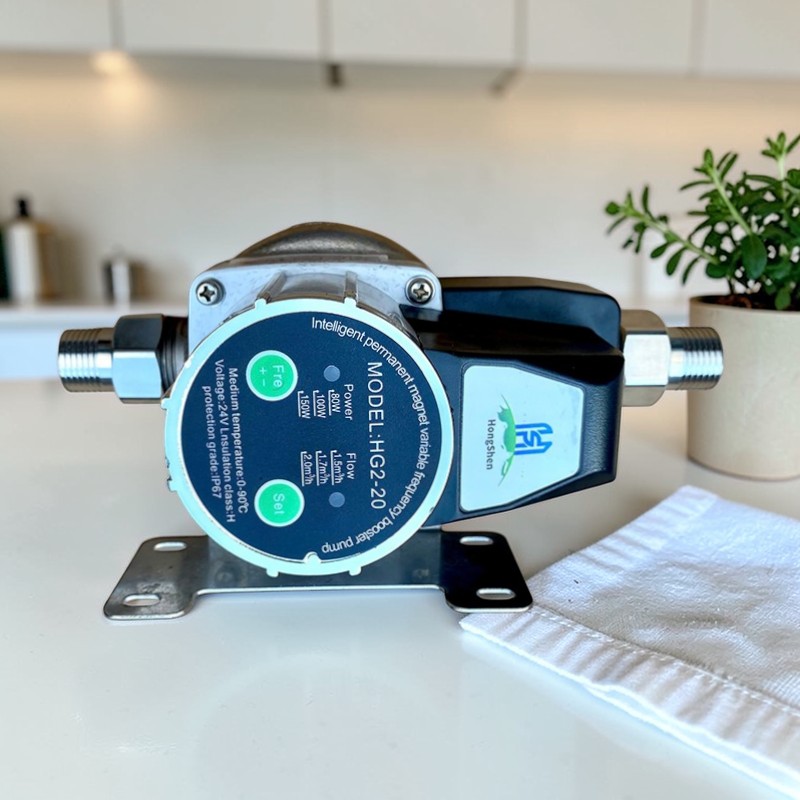 Bơm Tăng Áp Mini Tự Ngắt Siêu Êm – Không Còn Lo Nước Yếu Không Sợ Điện Giật