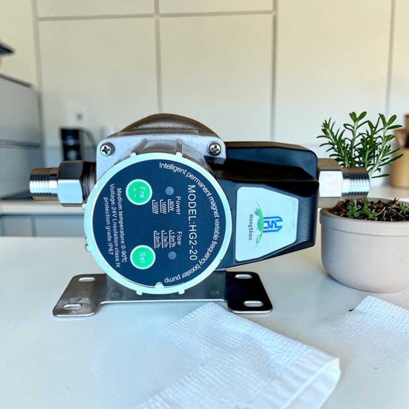 Bơm Tăng Áp Mini Tự Ngắt Siêu Êm – Không Còn Lo Nước Yếu Không Sợ Điện Giật