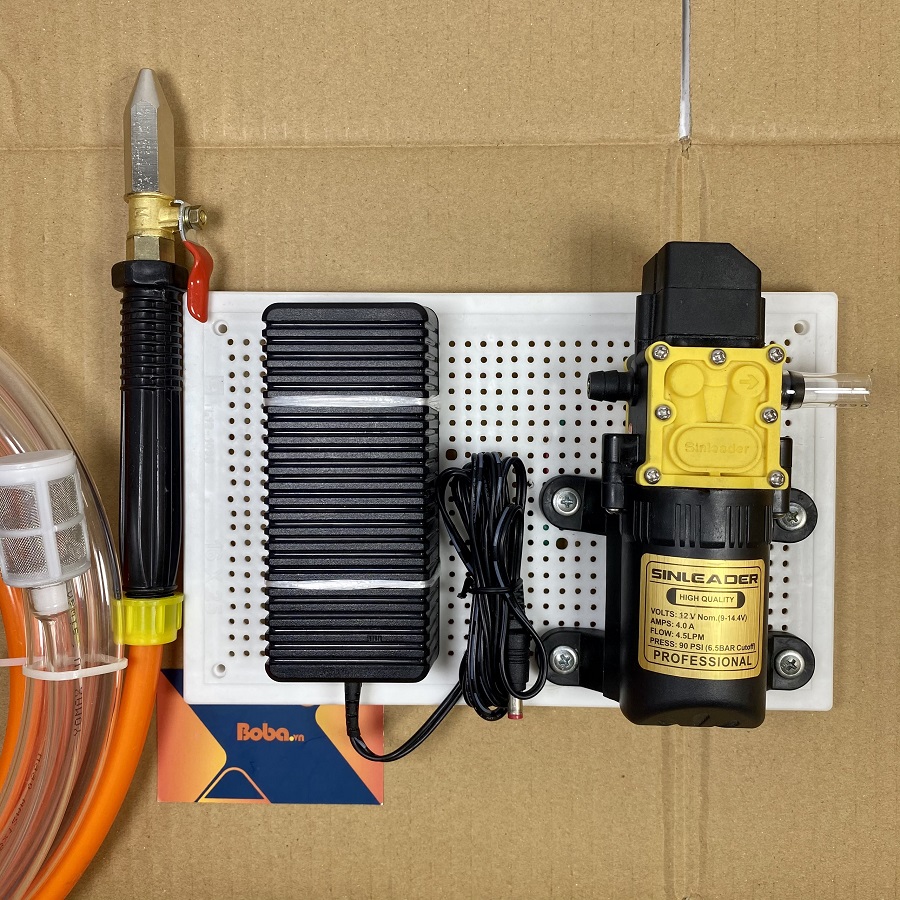 Bộ máy bơm rửa xe rửa máy lạnh 60w Sinleader của Nhật Bản