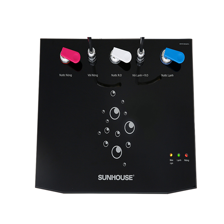 máy lọc nước uống trực tiếp Sunhouse SHR76210CK có 2 vòi nóng lạnh 10 lõi