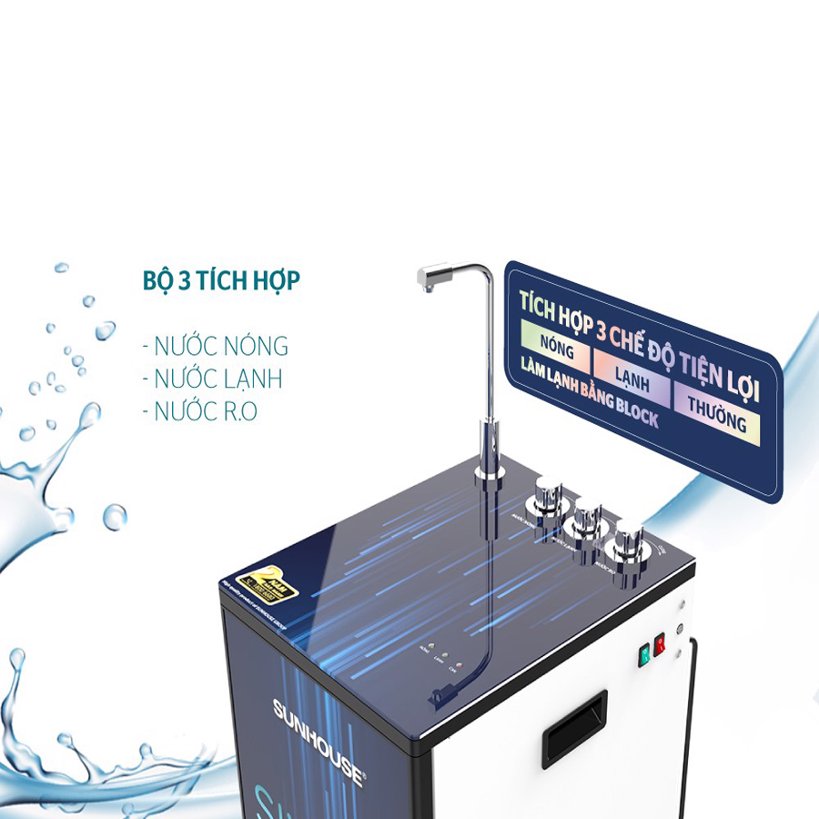 Máy lọc nước Sunhouse SHR76213CK 10 lõi lọc cao cấp
