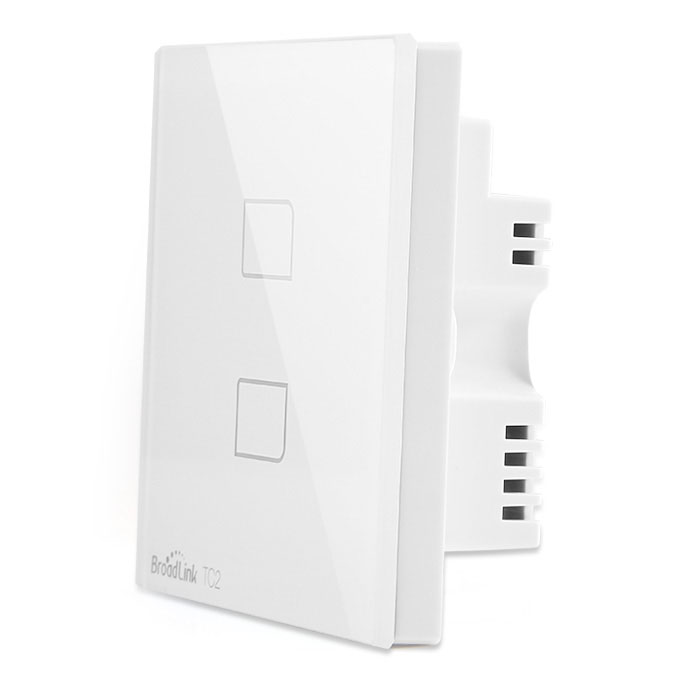 Công tắc Broadlink TC2 - 2 phím cảm ứng điều khiển từ xa