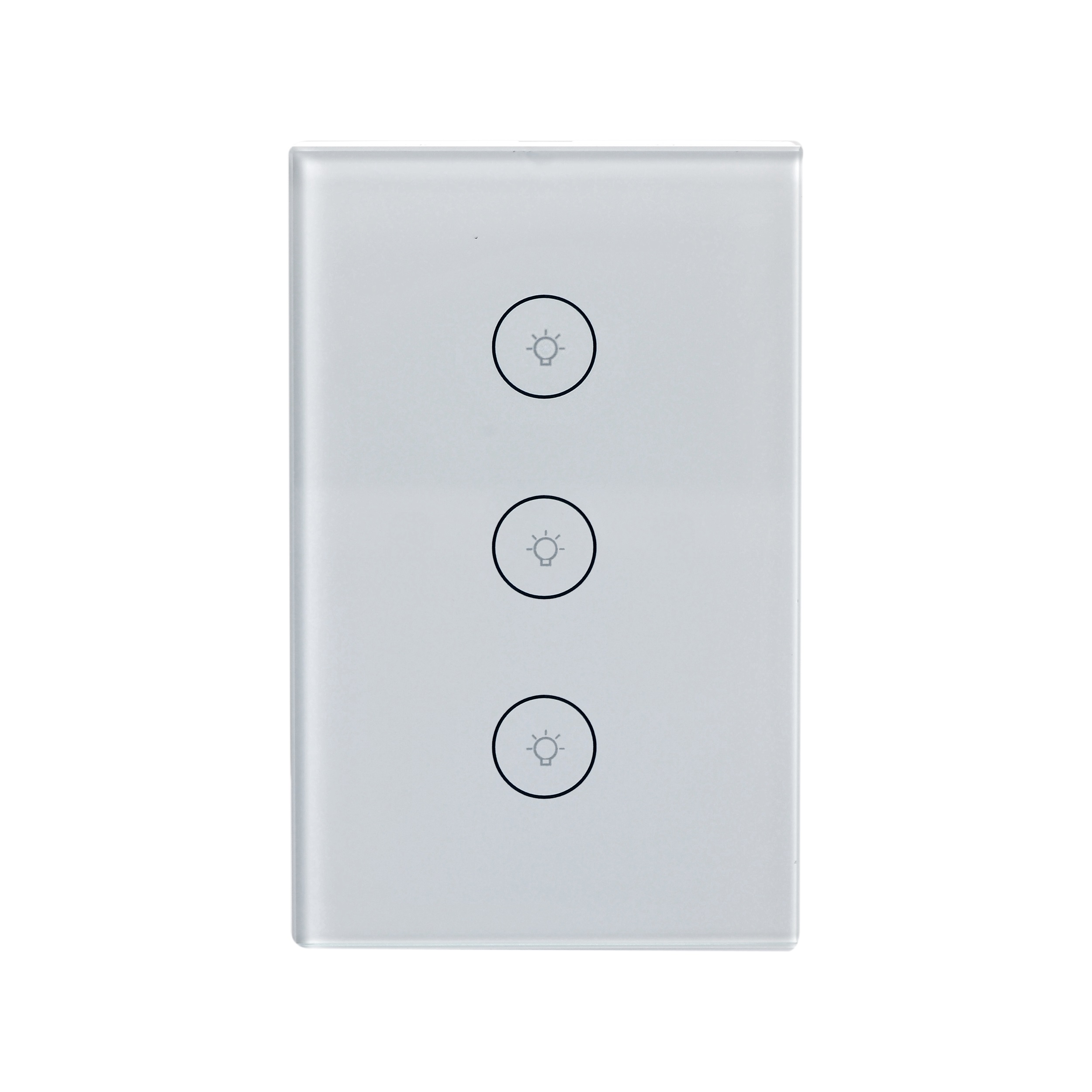 Công Tắc Wifi Điều Khiển Từ Xa Tuya - 3 Nút Trắng - TUYA3T