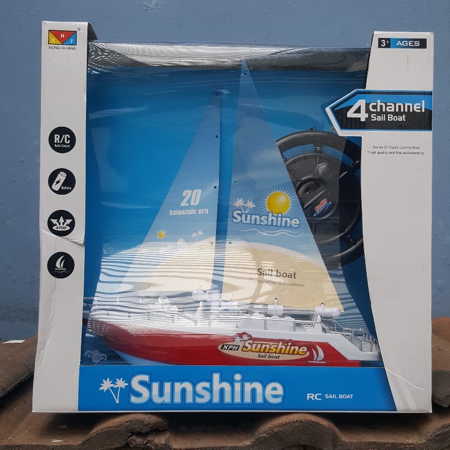 Cano điều khiển từ xa Sail Boat B773 2 cánh buồm 4 kênh