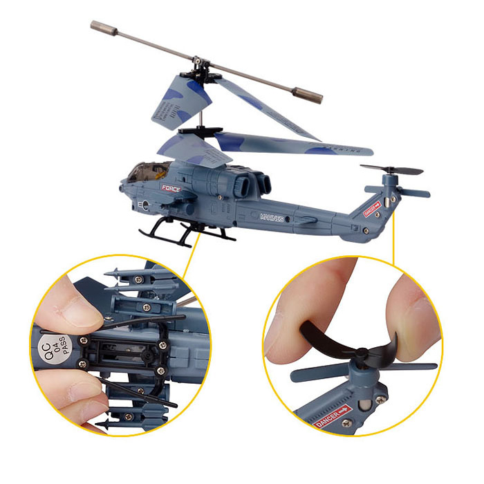 Máy bay trực thăng chiến đấu điều khiển Model King 33017