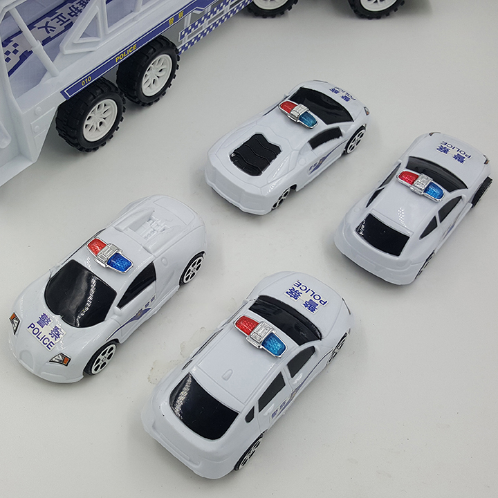 Bộ xe 5 IN 1 T25 xe cứu hộ lớn và bốn xe con