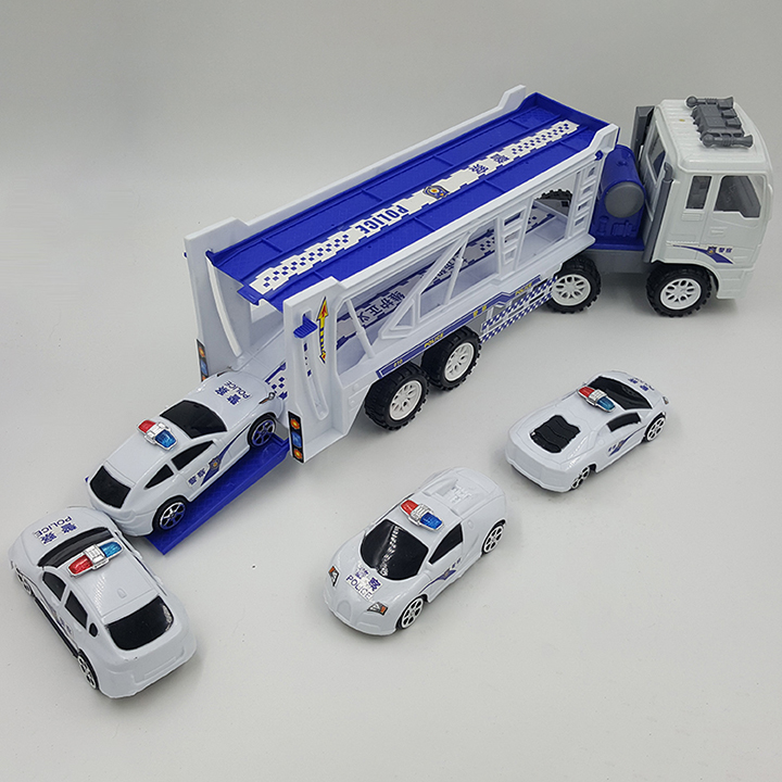 Bộ xe 5 IN 1 T25 xe cứu hộ lớn và bốn xe con