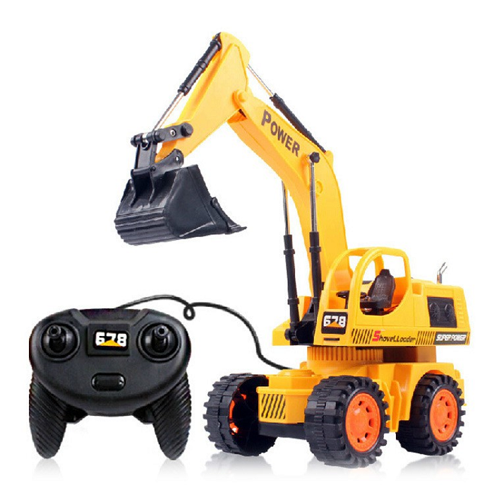 Combo Xe Cần Cẩu Vàng + Xe Ô Tô Điều Khiển Từ Xa Thế Hệ F2018