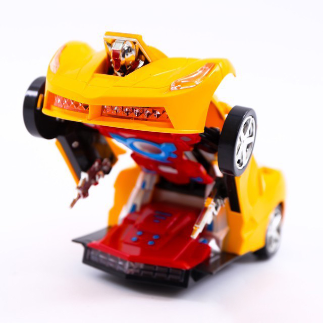 [FLASH SALE] Đồ chơi xe biến hình Robot tự động, có nhạc