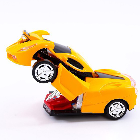 [FLASH SALE] Đồ chơi xe biến hình Robot tự động, có nhạc
