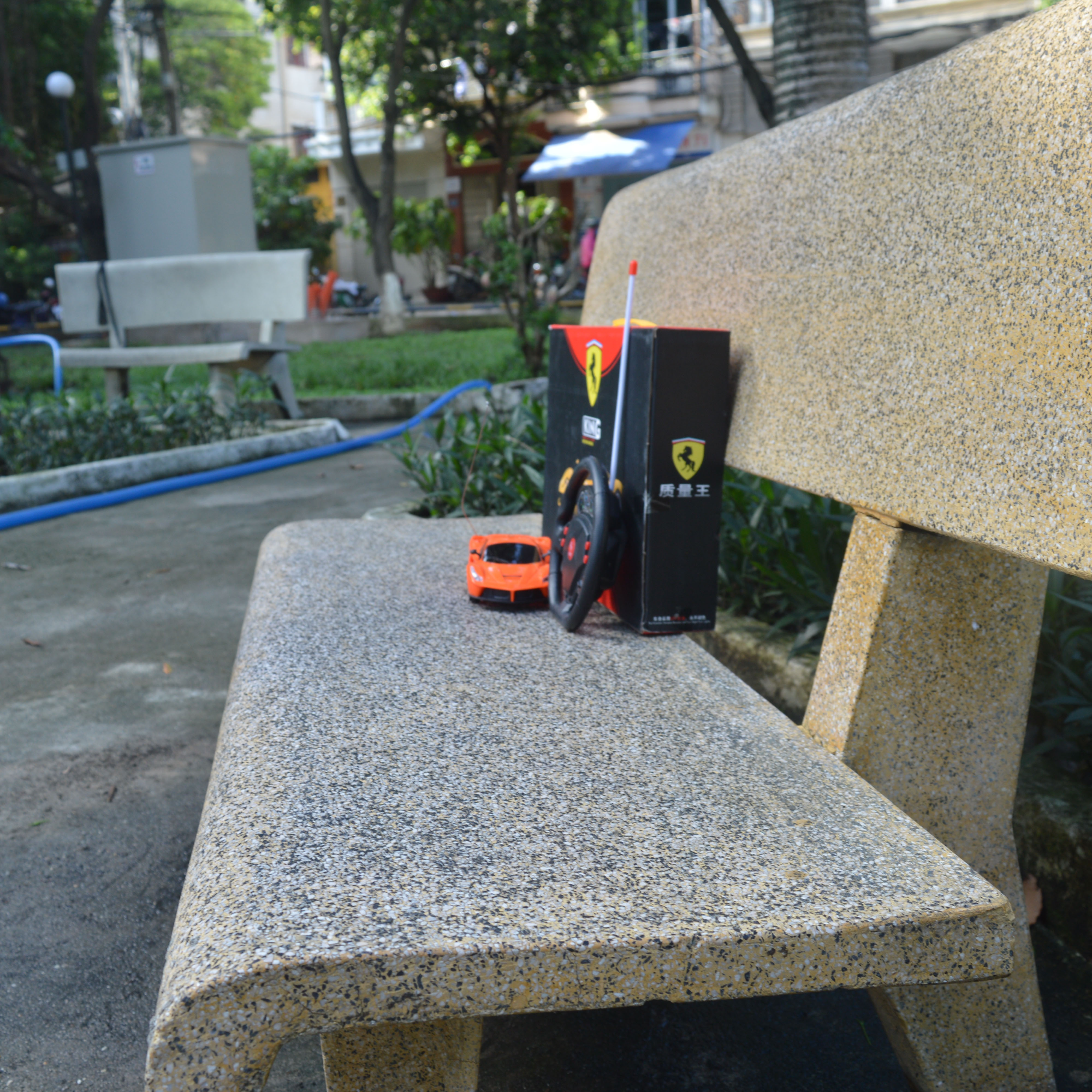 [Tặng Quà Xe Công Trường] Siêu Xe Điều Khiển Vô Lăng 4 Hướng F3