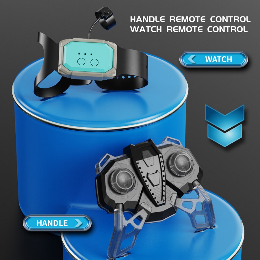 Xe ô tô địa hình 8 bánh có tay điều khiển từ xa đôi xe leo cầu thang xoay 360 độ D800