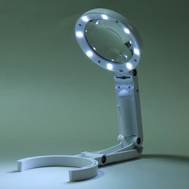 Kính lúp cầm tay để bàn sạc USB FS75RC