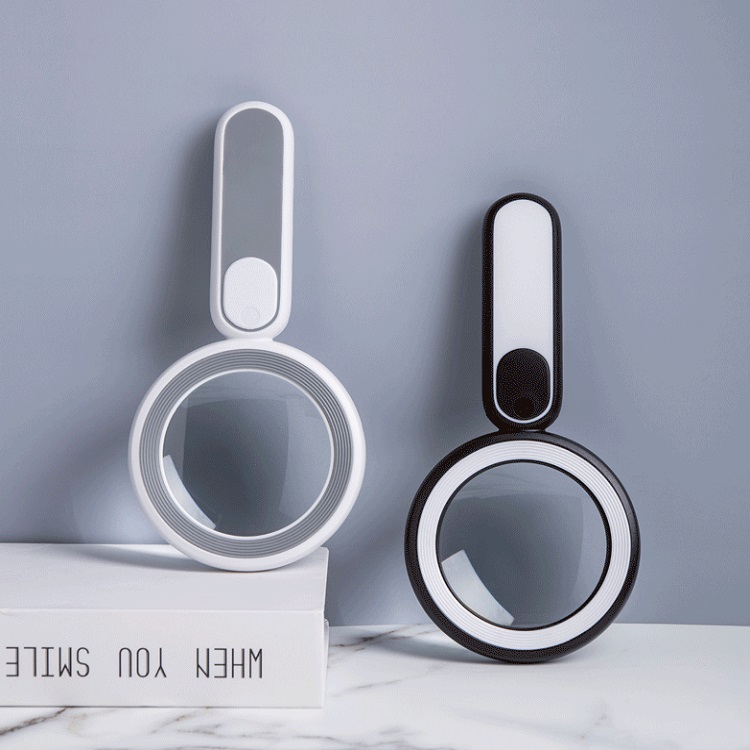 Kính lúp cầm tay B21 đường kính 90mm cao cấp pin sạc