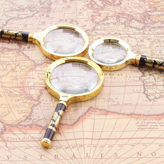 Kính lúp mini Magnifier zoom 10x đường kính lớn 90mm