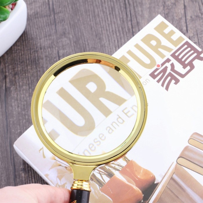 Kính lúp mini Magnifier zoom 10x đường kính lớn 90mm
