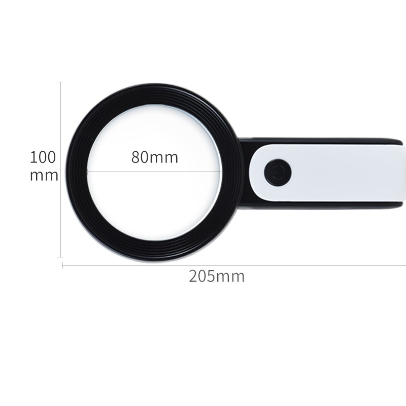 Kính lúp cầm tay MK2290 phóng đại 30 lần có 18 đèn led