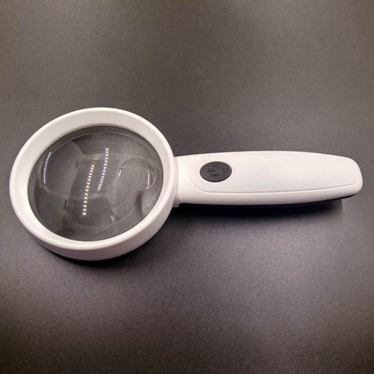 Kính lúp cầm tay sạc USB có đèn led 6H-5C