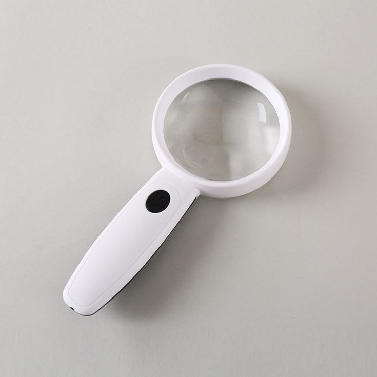 Kính lúp cầm tay sạc USB có đèn led 6H-5C