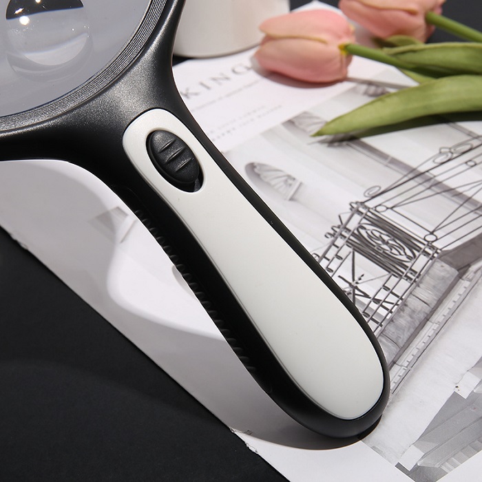 Kính lúp cầm tay k145 đường kính khổng lồ 145mm phóng đại 10 lần