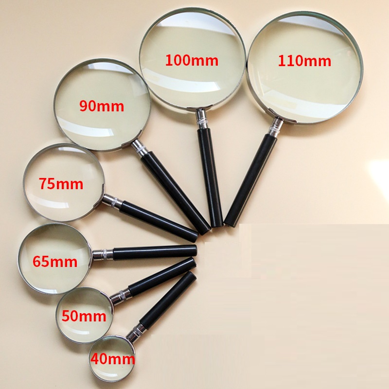 Kính lúp cầm tay phóng đại 10 lần đường kính 100mm