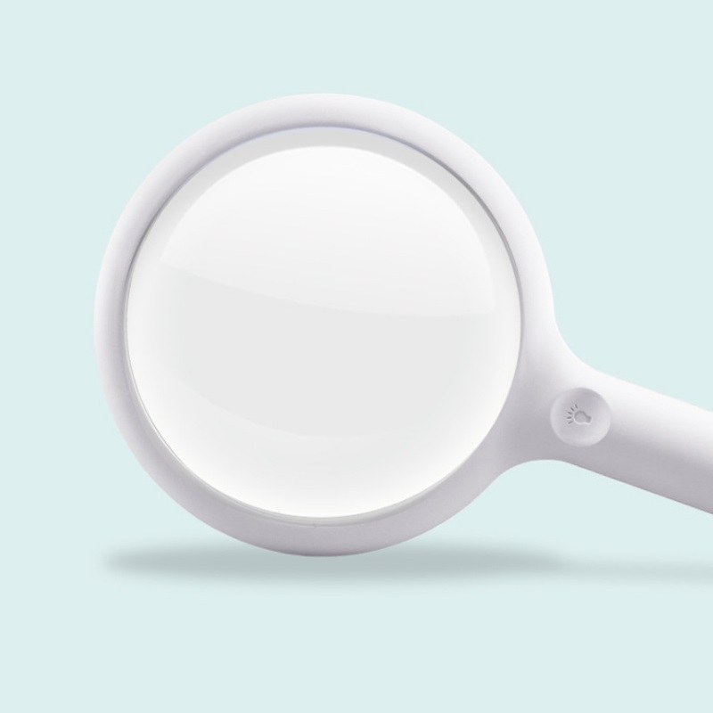 kính lúp phóng đại 30 lần đường kính 125mm sạc pin dành cho người già