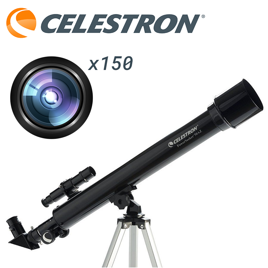 Kính thiên văn Celestron 50AZ 150x - Hàng USA