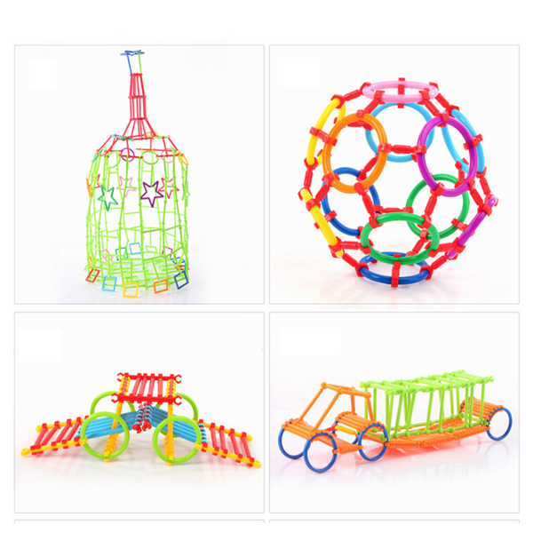 Bộ đồ chơi xếp hình que thông minh 450 chi tiết