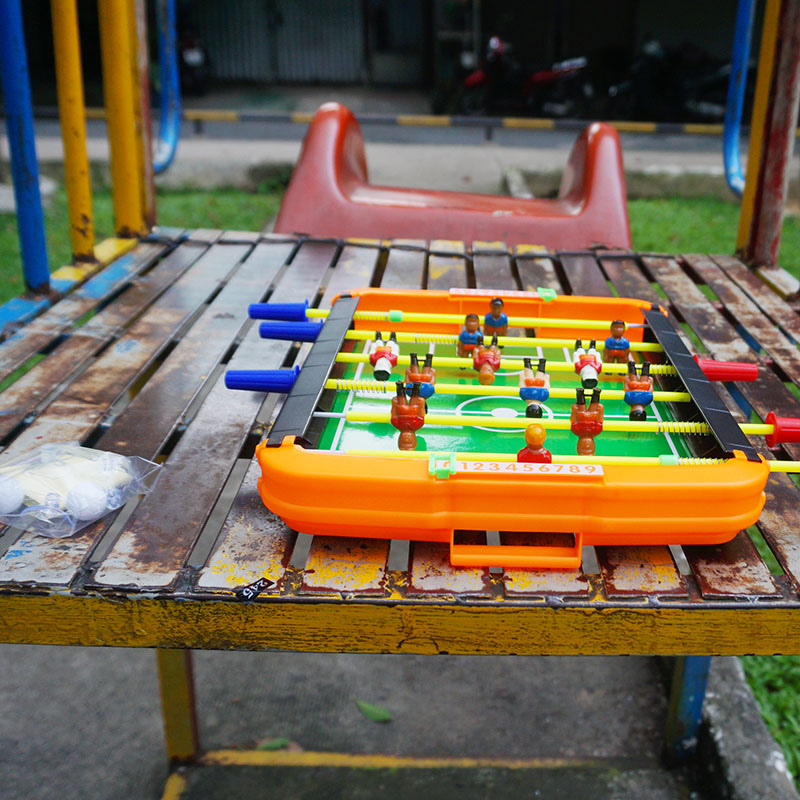 Bộ trò chơi bi lắc 6 tay bằng nhựa lớn cho bé N3