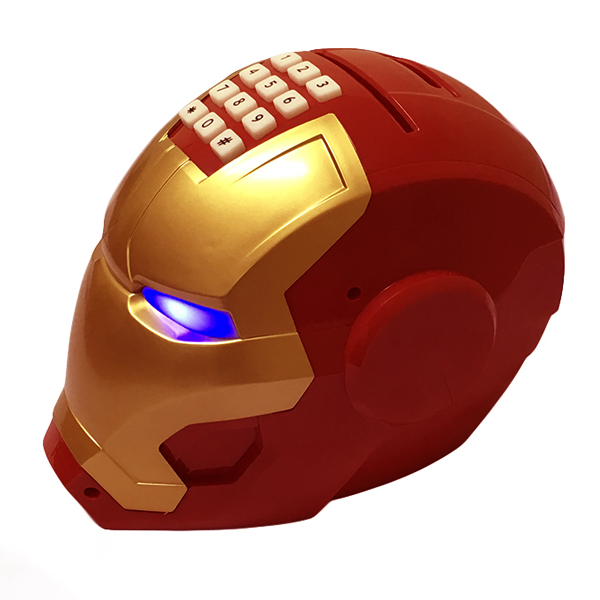 Két Sắt Mini Thông Minh Hình Iron Man Mechanic - Hộp đựng tiền tự động