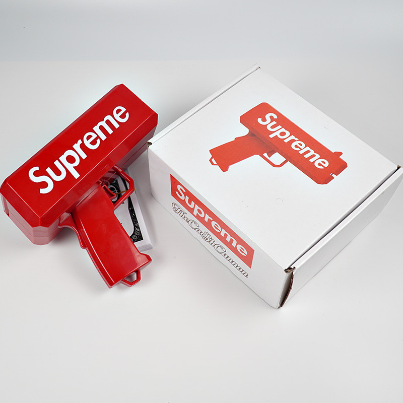 Súng bắn tiền Supreme - Tặng 1 xấp tiền giấy