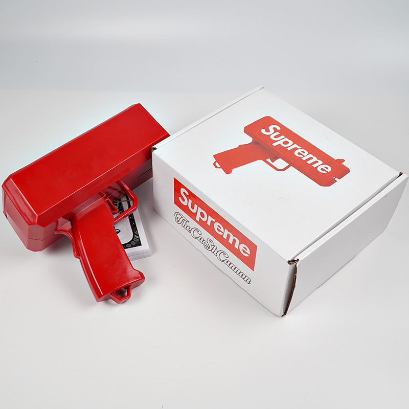 Súng bắn tiền Supreme - Tặng 1 xấp tiền giấy