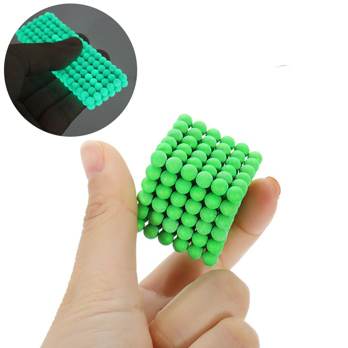 Bộ đồ chơi xếp hình nam châm 216 viên phát sáng - Buckyball Huỳnh Quang