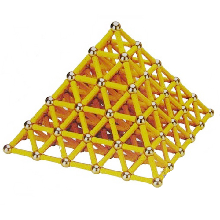 Đồ chơi xếp hình nam châm Buckybars 84 chi tiết màu P2