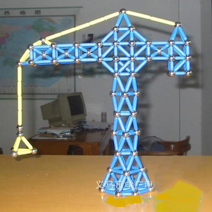 Đồ chơi xếp hình nam châm Buckybars 84 chi tiết màu P2