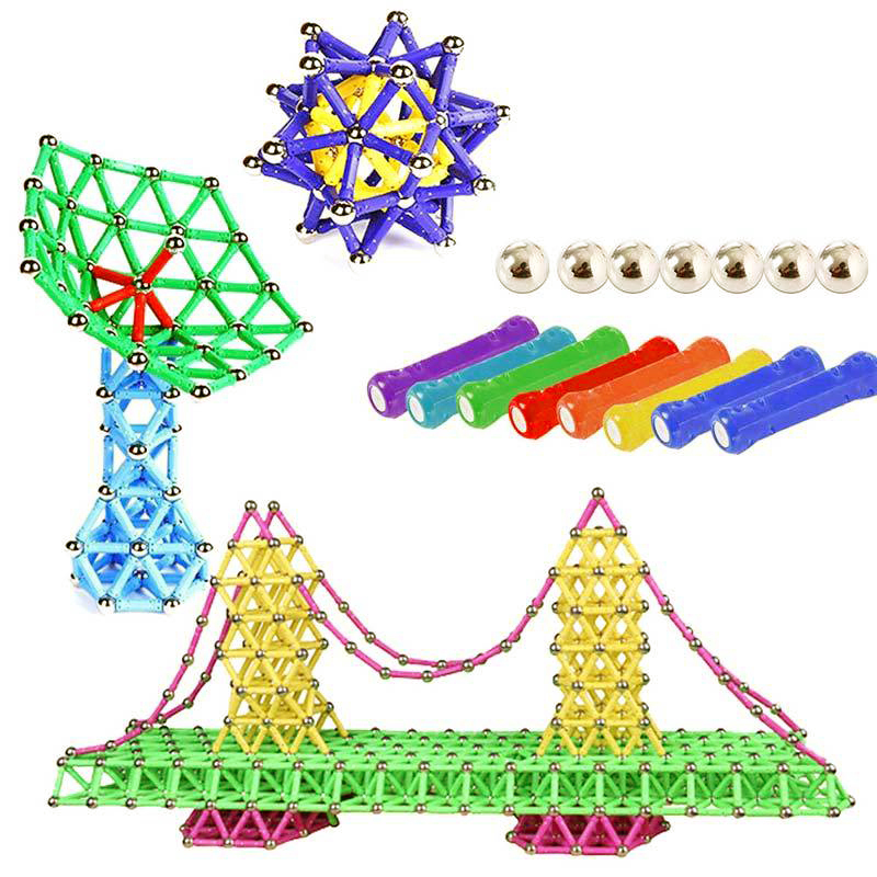 Đồ chơi xếp hình nam châm Buckybars 103 chi tiết màu P4