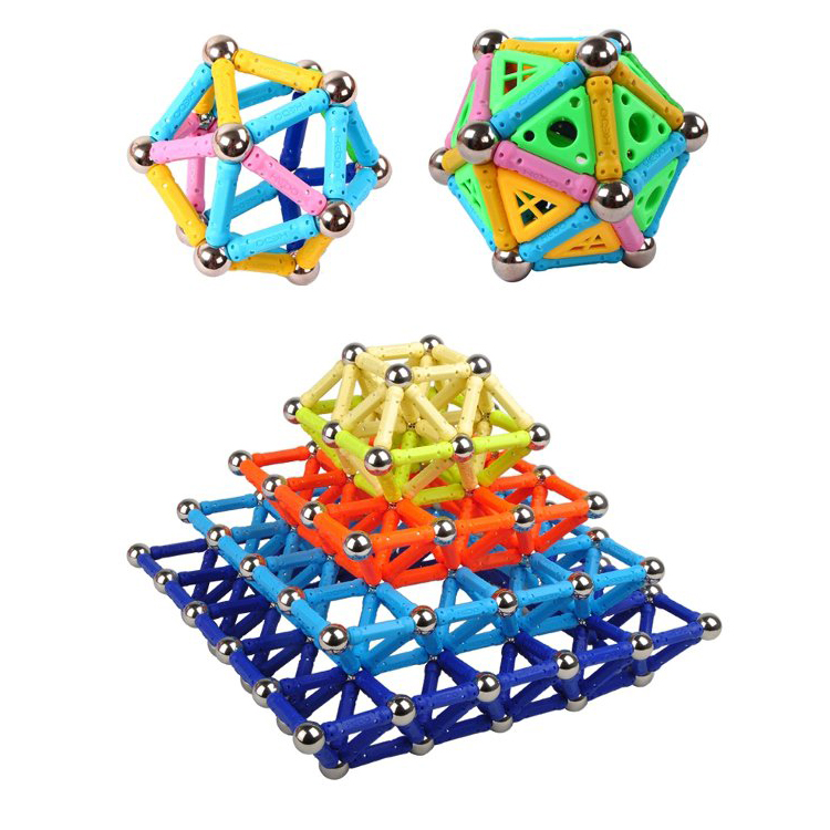 Đồ chơi xếp hình nam châm Buckybars 103 chi tiết màu P4