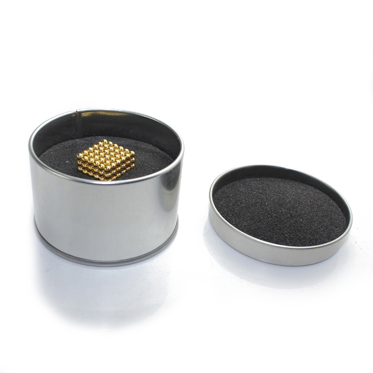 Trò chơi Bi Nam Châm 5mm màu vàng Gold 216 Viên Bucky Balls