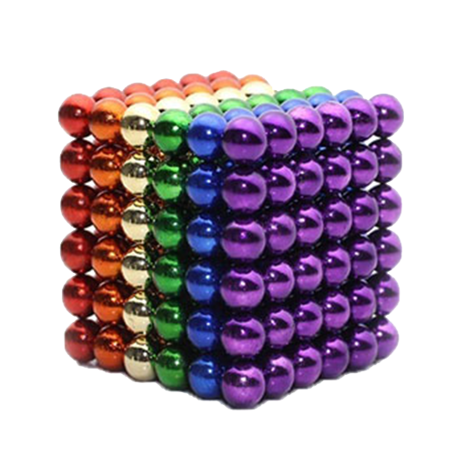 Trò chơi Bi Nam Châm 5mm Sắc Màu 216 Viên Bucky Balls Rainbow