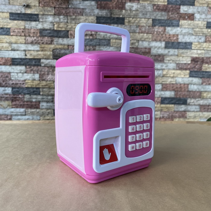 Két sắt mini dấu vân tay mật khẩu tay cầm