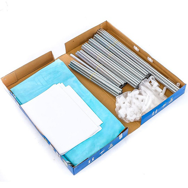 Tủ vải đựng đồ 3D 2 buồng 6 ngăn BB3D xếp gọn