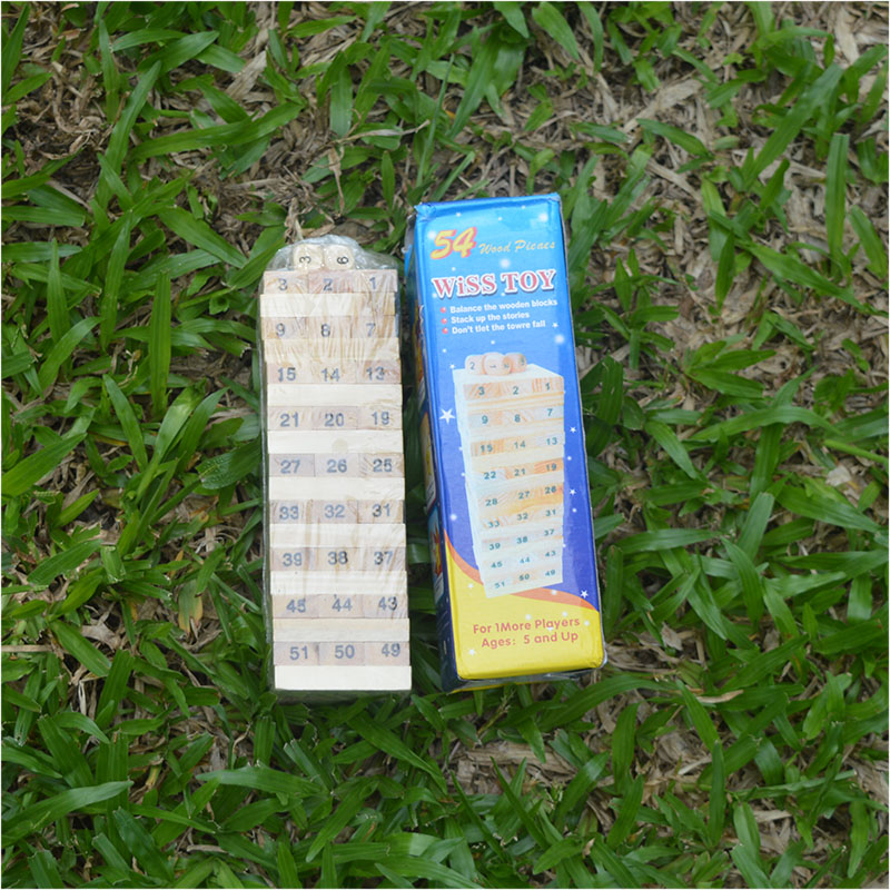 Bộ đồ chơi rút gỗ mini N6 cho bé - Có đánh số thứ tự Wiss Toys